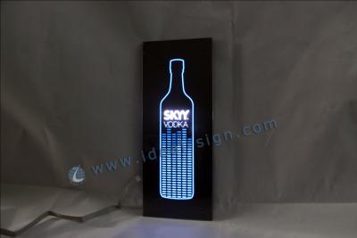 China SKYY VODKA Slim LED Sign For Display Advertising With Light Flashing for sale