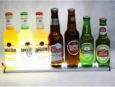 China Aluminum Led Liquor Bottle Display 30*10.16*0.95cm For Advertising for sale