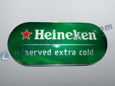 China Heineken Vacuum Formed Sign with Chian for sale