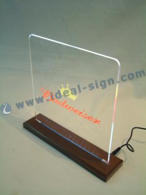 China DIY Edge Lit Led Signs Laser Cutting for sale