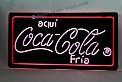 China Acrylic Custom Led Neon Sign / Coca Cola Light Signs Boards For Home for sale