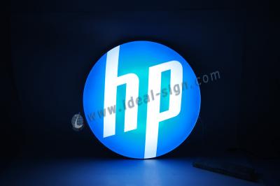 China Wall Mounted Vacuum Formed Sign , HP Round Vacuum Form Molding Sign for sale