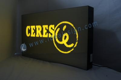 China Bar Advertising Indoor LED Signs CERES With Color Changing Light Sources for sale