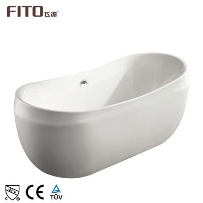 China Picture Freestanding Oval Bathtub Acrylic Indoor Portable Bathtub For Adults for sale