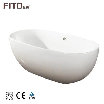 China Acrylic Type Freestanding Classic Design Solid Outdoor Soaking Tub for sale