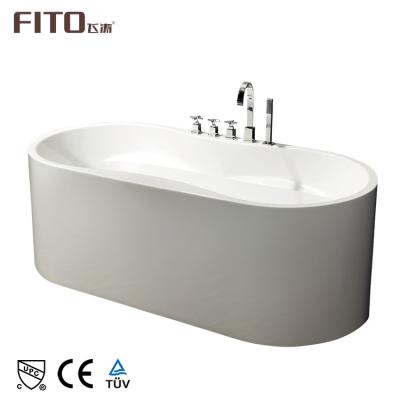 China Good Quality Freestanding High Glossy Bathtub Oval Freestanding Acrylic Bathtub for sale