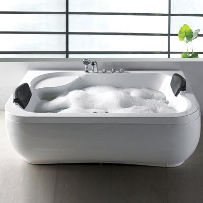 China White Acrylic Luxury Corner Freestanding Soaking Bathtubs Eco - Friendly Bathroom Material for sale