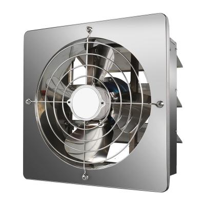 China Powerful High Speed ​​Axial Wall Mount 304 Stainless Steel Exhaust Fan AC Motor AC Motor Powerful Energy .convenient Metal Wall Mount Saving Industrial Cooling Ventilation Fan for sale