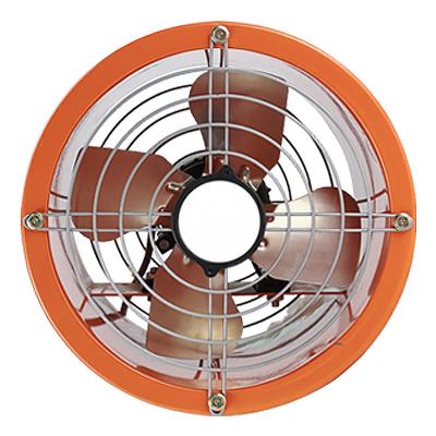 China Wind Power.convenient .strong energy saving basement round cylinder axial fan stainless steel metal blade duct ventilation exhaust fan for sale