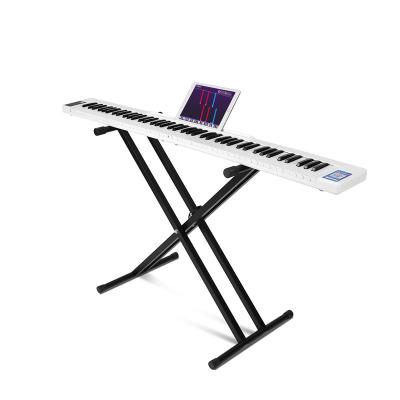 China High Quality Foldable 88 Keys Digital Piano Foldable Keyboard 128 Tones Portable Electronic Piano With Sustain Pedal for sale