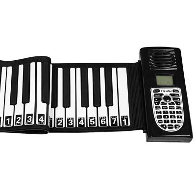 China Silicone Waterproof Pad 61 Keys For Adults And Children 30 Fan Songs To Learn Hand Roll Piano for sale