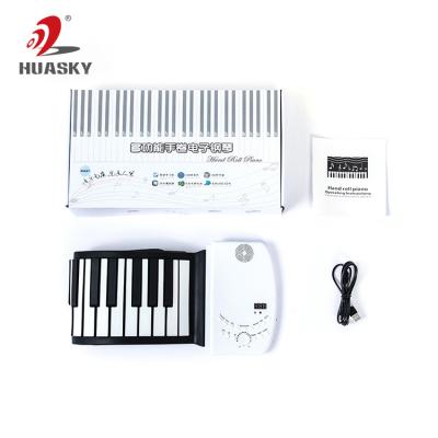 China Waterproof Fan 80 Songs Portable Folding Piano Keyboard Toy Piano Rubber Buttons Accept OEM & ODM Designs for sale