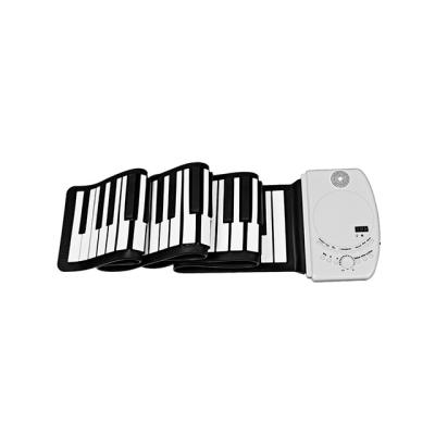 China Waterproof Piano 88 Keys MIDI Rolling Digital Portable Wireless USB Flexible Keyboard With Microphone for sale