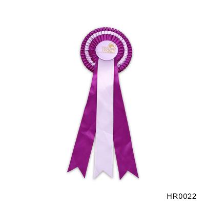 China Viable Triple Ribbon Rosette For Horse Show of Coat Horse Sport Award for sale