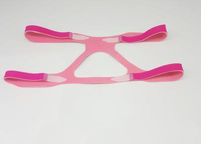 China Breathable Headgear Straps Pink Color for sale