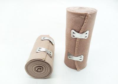 China CE Approved Elastic Bandage Wrap Compression 2 Extra Clips Closure Breathable for sale