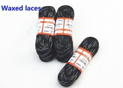 China Cotton Durable Waxed Hockey Laces Abrasion Resistant For Speed Skates / Boots for sale