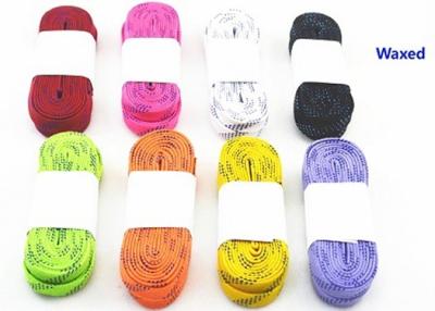 China Moulded Tips Ice Hockey Laces Wearproof , High Tensile Roller Skate Shoelaces for sale