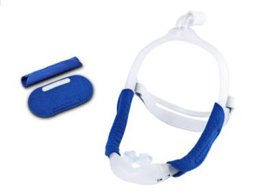 China Blue Color Headgear Straps / Cpap Mask Straps Fleece Material Soft Comfortable for sale