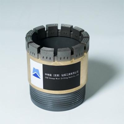 Chine PQ a imbibé le profil de Diamond Core Bit W pour le dénoyautage de câble (OD : 122.05mm, IDENTIFICATION : 84.96mm) à vendre