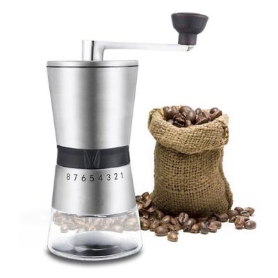 China Sustainable High Quality Coffee Accessories Hand Crank Grinder V60 Coffee Manual Grinding Set for sale