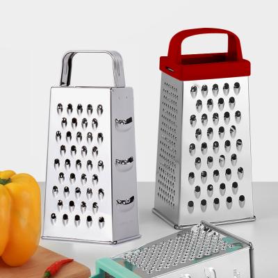 China GLIPKIT #6 Viable Kitchen Instruments Classic 4 Sides Box Grater Multi Function Hot Selling Vegetable Fruit Tools for sale