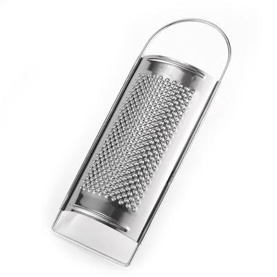 China Home Manual Kitchen Stainless Steel Cheese Grater Nut Nutmeg Grater Crusher for sale