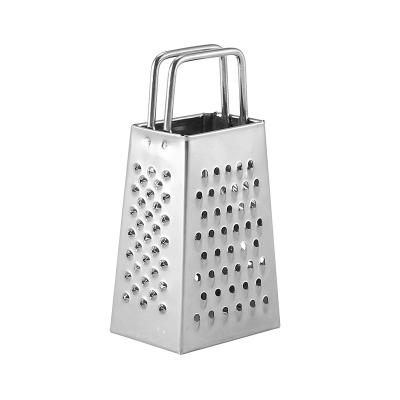 China Home Kitchen 4 Sided Multifunctional Stainless Steel Cheese Ginger Vegetable Mini Grater for sale