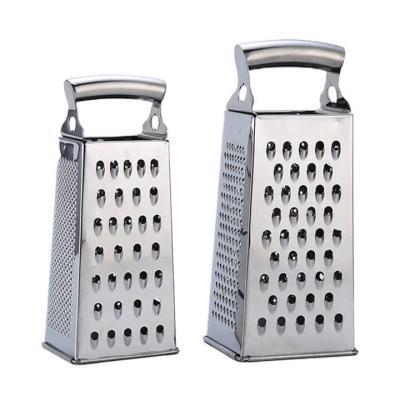 China 4 Sides Sustainable Handel Cheese Grater Grater Stainless Steel Cheese Graters for sale