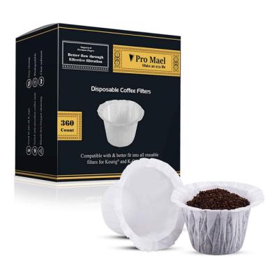 China Disposable Coffee Filter Universal Coffee Filter 360-Piece K Cup Coffee Filter Paper for sale