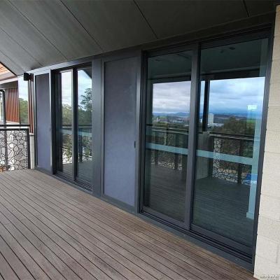 China Good Quality Modern Aluminum Profile Wardrobe Sliding Door Huge Sliding Glass Door for sale