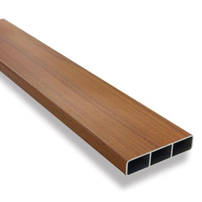 China ECO-FRIENDLY factory wooden color railing high quality imitated aluminum profile for sale