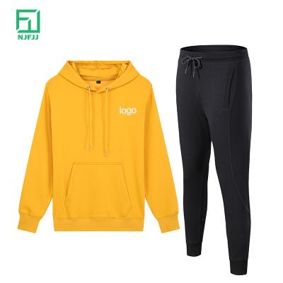 China Viable Hoodie sets hoodies unisex sweatpants set logo custom pullover hoodie set for sale