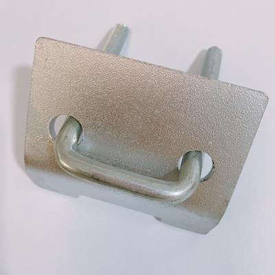 China Electrogalvanized de Boutss van U van M8 M10 Straalklem het Oppoetsen Douaneu 3 Duimklem Te koop