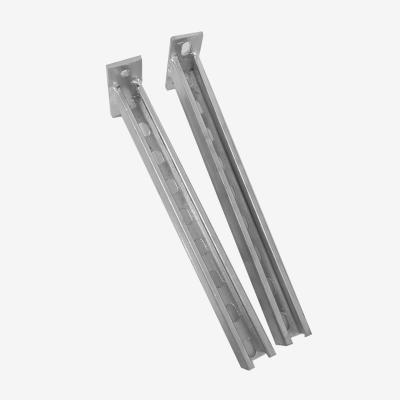 China 20cm Solar Without Arm Unistrut Cantilever Brackets Seismic Strut Channel Bracket for sale