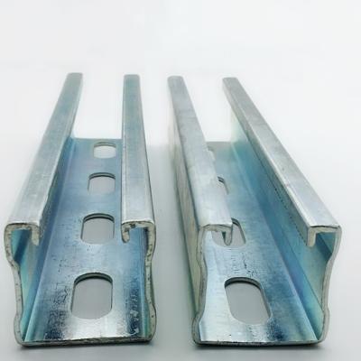 China 3.26kg/m Silver 6m Metal Strut Channel For Solar Panel Systems for sale