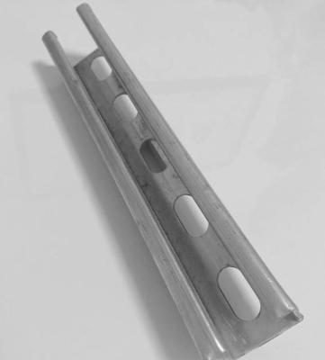 China Heavy Duty Galvanized Steel Slotted U Channel for sale