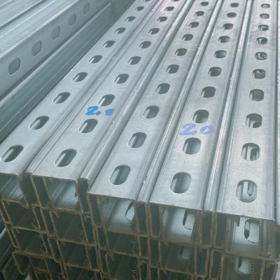 China 3.26kg/m Metal Strut Channel for Hanging and Mounting for sale