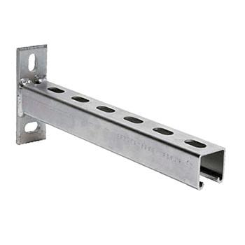 China EZ Electric Zinc Carbon Steel Plate Brackets Channel Steel Bracket arm 41*82mm for sale