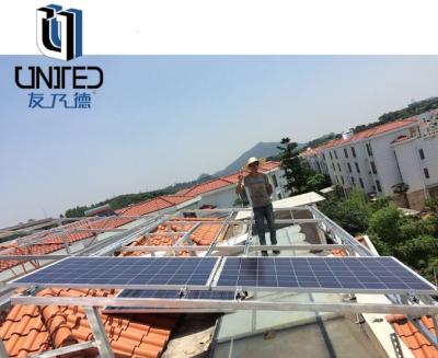 Китай Aluminum Flat Roof PV Mounting Systems Wind Load Capacity Up To 60m/S продается