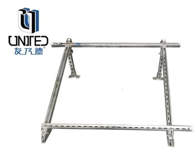 중국 Slotted Strut C Channel Solar Mounting Structures For Ground Mounting 판매용