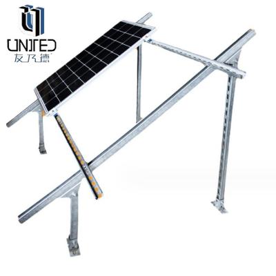 China Flat Ground Photovoltaic Mounting Systems Wind Load Capacity 60m/s  25 Years Warranty Te koop