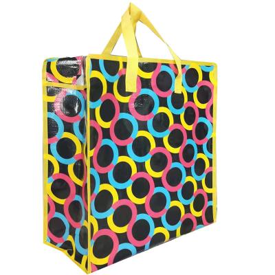 China Wholesale Cheap Custom PP Woven Shopping Tote Bag Logo Printing Garment Bag for sale