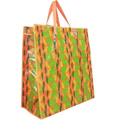 China Shopping bag laminated bopp customized pp woven shopping bags /colorful pp woven iron zip bags for sale