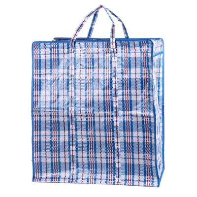 China Recyclable PP Woven Package Factory Sale Household Big Shopping Tote Bag for sale