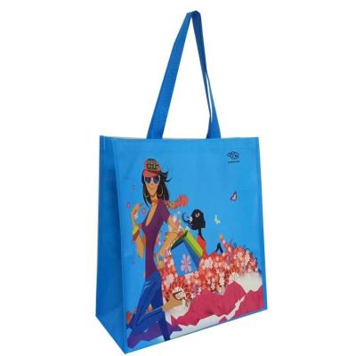 China Shopping Bag Customize Printed Tote Shopping Promotional Non Woven Bag for sale