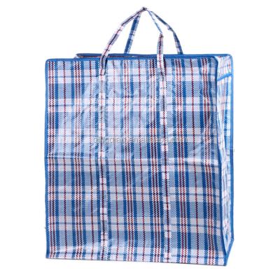 China Shopping bag pp check bag /package shopping bag /big woven shopping bag for sale