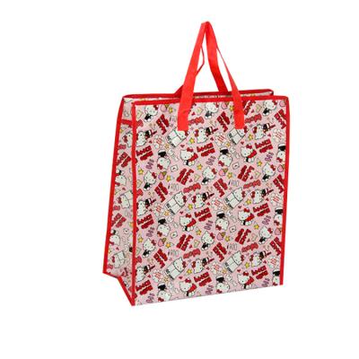 China BIODEGRADABLE OEM Printed PP Woven Shopping Bag Customized Handled for sale