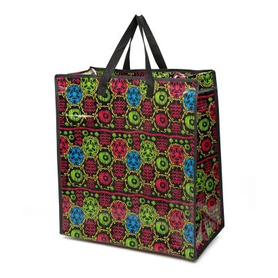 China BIODEGRADABLE printed non woven shopping bag with zip folding /factory style and non woven material shopping bags for sale