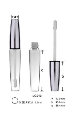 China Aluminium lipgloss tube,lipgloss case,lipgloss container, cosmetic package, plastic lipgloss case for sale